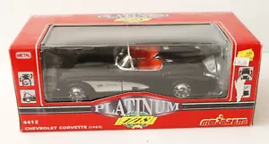1957 CHEVROLET CORVETTE 1/18 PLATINUM MAJORETTE - Picture 1 of 6