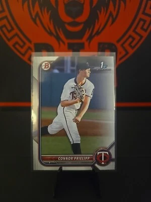 Connor Prielipp 2022 Bowman Draft #BD-8 Minnesota Twins  - Image 1 of 2
