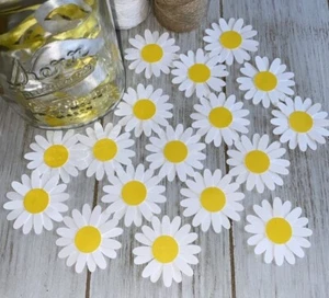 Daisy Flower Confetti - Daisy Table Scatter Confetti - 25 flowers - Picture 1 of 1