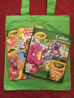 Crayola Coloring Books w/Crayola Crayons and Tote