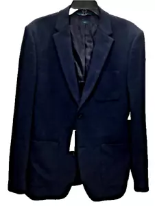 $185 Perry Ellis Men's, Slim Fit St Knit Textured JKT Jacket, Dark Sapphire, L - Picture 1 of 4