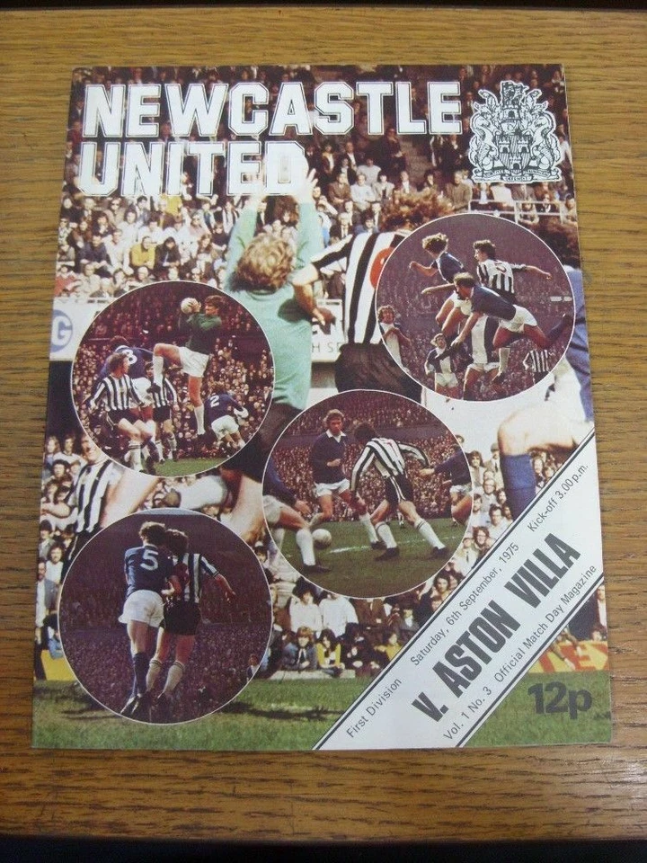 06/09/1975 Newcastle United v Aston Villa  (Token Removed). All UK orders have F - Image 1 of 1
