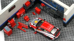 DE diorama 1:64 12PC réparation maquette kit garage atelier scène accessoire accessoires - Photo 1/8