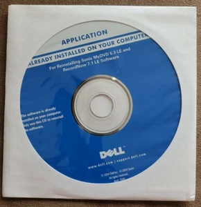 Dell Software Disc Sonic MyDVD 5.3 LE & RecordNow 7.1 LE NEW - Picture 1 of 2
