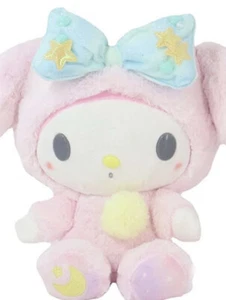 Sanrio Cute 10" Kawaii Melody Moon & Stars Plush Birthday Gift Collectibles Girl - Picture 1 of 7