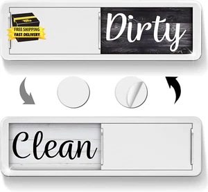 Dishwasher Magnet Clean Dirty Sign, Easy to Read/Strong Clean Dirty Magnet for D - Picture 1 of 7