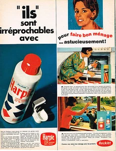 REKLAME 1968 RECKITT HARPIC Pflegeprodukte - Bild 1 von 1