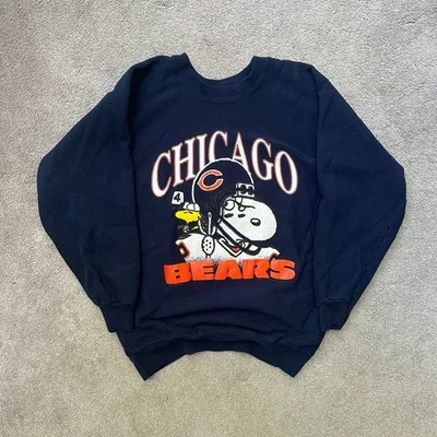 Moletom Vintage Chicago Bears Snoopy RARO 1994 - G - Imagem 1 de 4