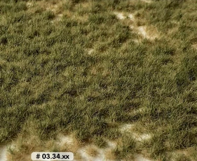 Grasbüschel Herbst 4mm kurz - 15x21cm Miniatur Begrünung Eisenbahn & Modellbau - Bild 1 von 4
