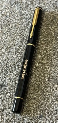 1997 PARKER RIALTO BLACK LAQUE GT BALLPOINT PEN-MADE IN UK(C21) - Image 1 of 4