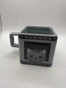 Schrodinger’s Cat Gray Square Coffee Mug 22 oz. Tea Cup Think Geek - Picture 1 of 7