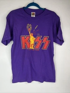 Vintage KISS 2000 KISS EXPO 14th Annual New York NY Purple Y2K April 30th Medium - Picture 1 of 7