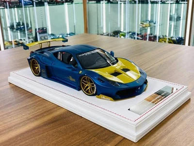 Ferrari LB Silhouette 458 GT IVY Models Matt Blue [1/18 Resin – Limited 50 pcs] - Image 1 of 4
