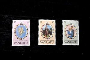VANUATU 1981 ROYAL WEDDING S 308-310 MNH - Picture 1 of 4
