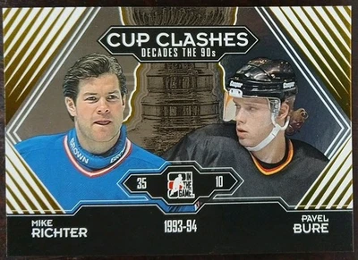 Copa ITG Richter/Bure 2013-2014 enfrentamientos décadas años 90 oro/30 #195 hockey  Foto 1 de 2