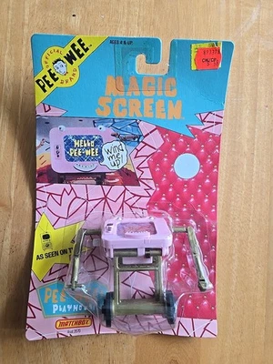 Matchbox Pee-Wee's Playhouse Официальный Бренд Магический Экран 1988 Поврежденная Карта MOSC - Изображение 1 из 4