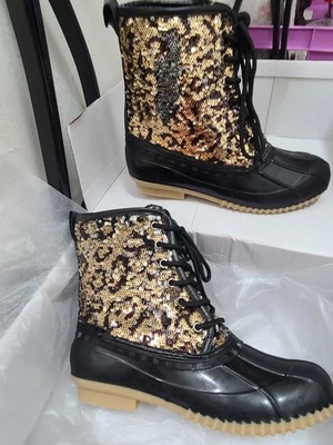 Flip Sequin Duck Boots - Image 1 of 2