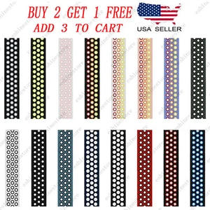 Sport Silicone Wrist iWatch Strap Band For Apple Watch 12345678910 Ultra 38-49mm - Picture 1 of 12