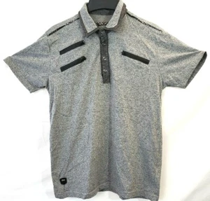 Jean informal TMexposure para hombre manga corta con cremalleras falsas gris talla M - Imagen 1 de 8
