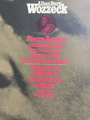 Alban Berg WOZZECK complete opera Pierre Boulez 2 Lps Paris National Opera - Image 1 of 4