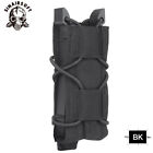 Tactical Molle 9mm Pistol Mag Pouch Single Magazine Bag Flashlight Torch Holder