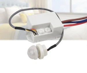 Mini Einbau Bewegungsmelder PIR-Sensor 220V Unterputz IP65 / IP20 Infrarot 500W - Bild 1 von 4