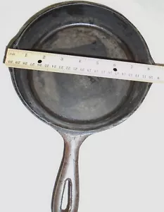 Vintage kleine Gusseisen Pfanne Eierpfanne 8" Durchmesser - Bild 1 von 3