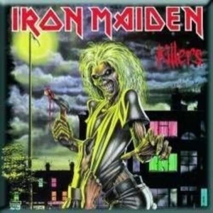 Iron Maiden Killers  square steel fridge magnet 75mm x 75mm   (ro) - Picture 1 of 1