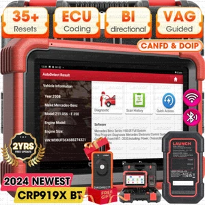 LAUNCH X431 CRP919X PRO Elite Bidirectional Car Diagnostic Scanner Key Coding BT - Picture 1 of 36