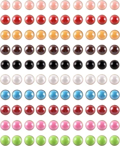 100 Pieces Colorful Pearl Buttons Decorative Sewing Buttons with Shank Pearl Fas - Picture 1 of 6