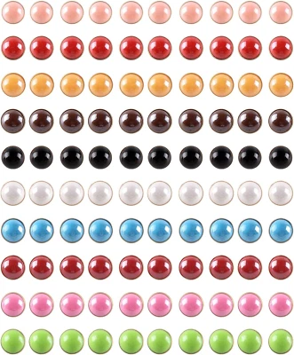 100 Pieces Colorful Pearl Buttons Decorative Sewing Buttons with Shank Pearl Fas - Image 1 of 4