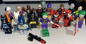 Lego Mini Figures Batman DC Lot Harley Quinn Joker Lowrider Two Face (READ DESC) - Picture 1 of 4