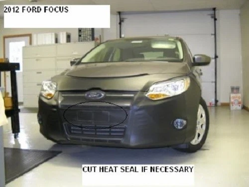 Lebra Front End Mask Cover Bra Fits FORD FOCUS 2012 2013 2014 W/O Park Assist. - Image 1 of 1