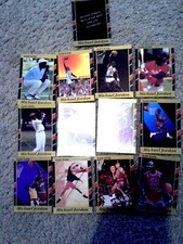1990-1991 SLAM DUNK MICHAEL JORDAN "BEST OF THE BEST" SET 1-12 + PROMO