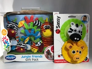 Playgro 0182436 Jungle Friends for baby infant toddler & Sassy Beginning Bites - Picture 1 of 5