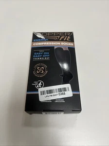 Copper Fit Energy Knee High Compression Socks Size L/XL -Black (damaged box) - Picture 1 of 5
