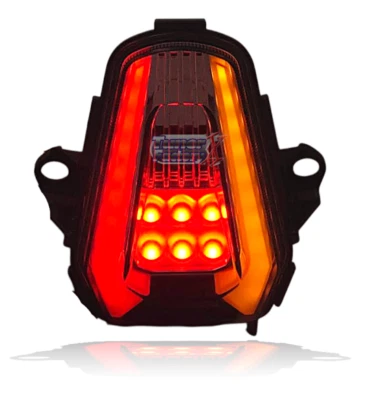 FOR HONDA LED INTEGRATED LIGHT CB500R SMOKED TAILLIGHT CBR600R 2024 2025 e-Mark - Image 1 of 4