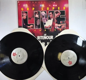 GRP Super Live LP album Vinyl record Live compilation 1988 on GRP - Picture 1 of 16