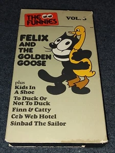 The Funnies Vol 5 VHS Felix And The Golden Goose Classic Animated Family Fun - Picture 1 of 6