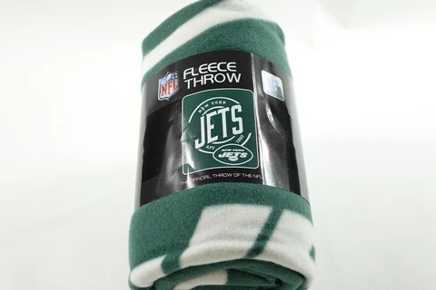 NFL New York Jets Fleece Throw Blanket, 50" x 60", Campaign Cover