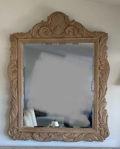 Neoclassic Decorative Wall Mirror with crackle finish 56H x 44W - Picture 1 of 5