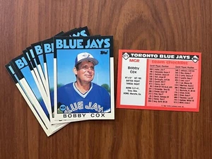 1986 Topps TIFFANY Set (15) BOBBY COX #471 cards LOT BLUE JAYS *MINT* HIGH GRADE - Picture 1 of 1