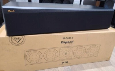 Alto-falante central Klipsch RP-504C II - Ébano - Imagem 1 de 3