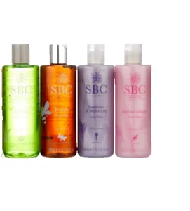 SBC Body Wash 4 Pieces Collection Aloe Lavender Propolis and Collagen 300ml each - Picture 1 of 5