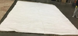 WHITE 12' X 15' Stained Rug, Reduced Price 1172653320 AUG900A-1215 - Picture 1 of 4