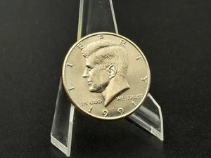1991-D 50C Kennedy Half Dollar - Bild 1 von 2