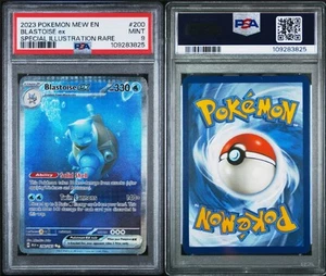 Pokemon 2023 Blastoise ex 200/165 Special Illustration Rare 151 PSA 9 - Bild 1 von 1