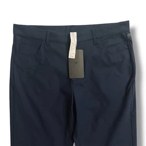 Neu mit Etikett Fablethics THE DON 34 x 32 5-Pocket-Hose für Herren klassische Passform tiefmarine Stretch - Bild 1 von 6