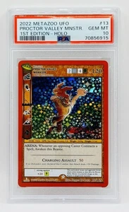 2022 Metazoo UFO Proctor Valley Monster #13 First Edition Holo PSA 10 - Picture 1 of 7