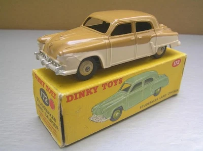 Dinky Toys 172 Studebaker Land Cruiser two-tone made in England Mint in Box MIB - Image 1 of 4